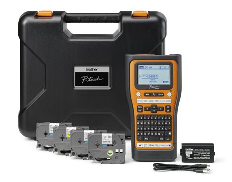Brother PT-E560BTSP tisk. samolep. štítků s bluetooth, pro pásky 6-24 mm + kufr + 4 pásky 4