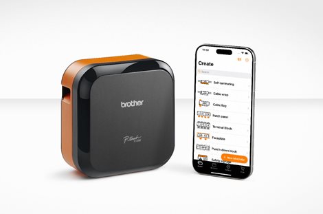PT-E720BT tiskárna štítků CUBE Pro Bluetooth, pro pásky 6-24 mm 7