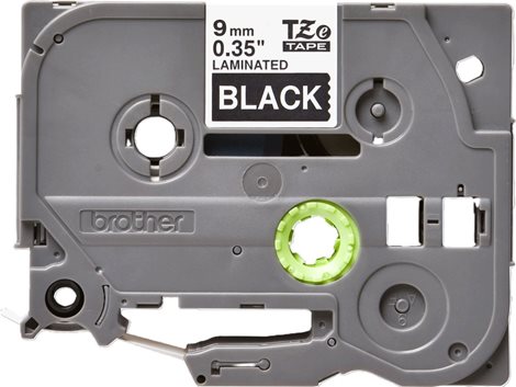 TZE-325 černá/bílá 9mm, kazeta laminovaná, délka 8m 2