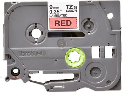 TZE-421 červená/černá 9mm, kazeta laminovaná, délka 8m 2