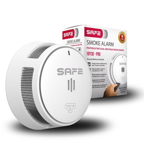 SAFE10Y30-PRO Autonomní hlásič požáru 2