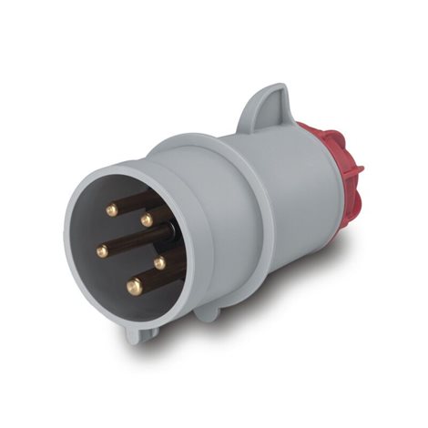 214.1637 Vidlice XENIA - 3P+N+E, 16A, 6h/380-415 V, 50/60 Hz, IP44