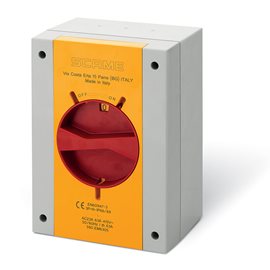 590.EM10003 Průmyslový spínač ISOLATOR plastový - 100A 3P IP66/IP69 emergency