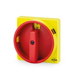 590.YM67R1 Ovládací rukojeť MANOVRA - 67x67mm R emergency uzamyk. (16A - 40A)