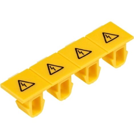 04.343.6453.8 Warning cover ADF10/4 GELB