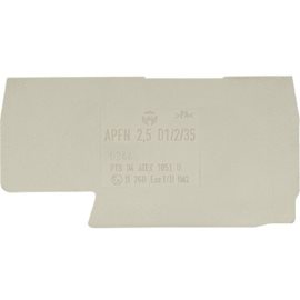07.312.6955.0 Koncová deska APFN 2,5 D1/2