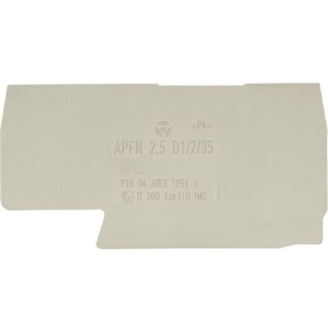 07.312.6955.0 Koncová deska APFN 2,5 D1/2