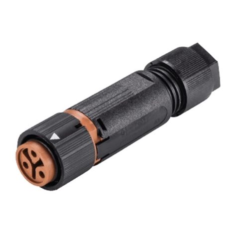 46.031.4550.4 zásuvka na kabel 3-pól, RST16i3, kabel 5-10,6mm, hnědá