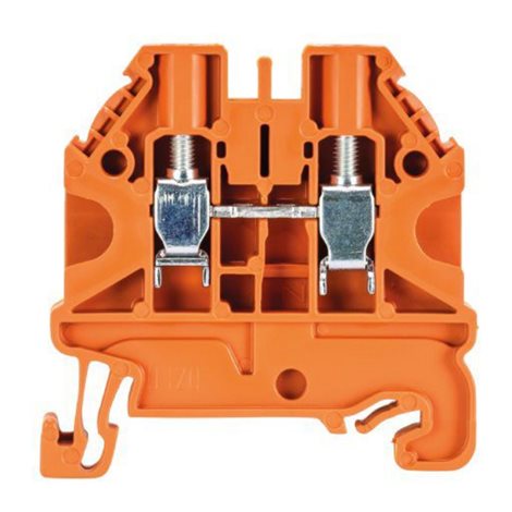 58.504.0055.9 Řadová svorka WT 4 oranžová 4mm2