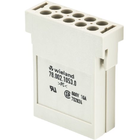 78.002.1053.0 Zásuvkový modul revos FLEX, 10 pólů