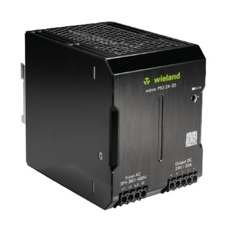 81.000.6580.0 Spínaný napájecí zdroj WIPOS P3 24V-20A