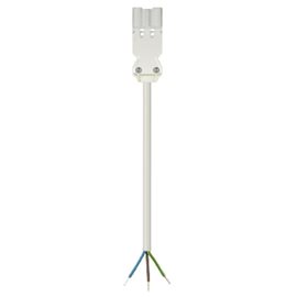 92.232.0504.2 kabel s jedním konektorem gesis, 3-pól, 3*1,5mm2, vidlice, délka 0,5m, bílý