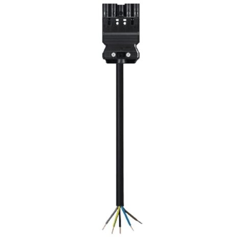 92.257.2004.1 kabel s jedním konektorem gesis, 5-pól, 5*1,5mm2, vidlice, délka 2m, černý