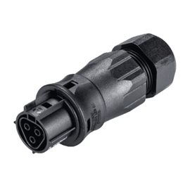 96.031.4553.1 zásuvka na kabel gesis RST, 3-pól, průchodka 13-18mm, šroubové svorky, černá