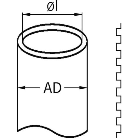 AG-0233.209.016 Ochranná hadice polyamidová PA 6, černá, průměr 21,2mm 2