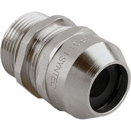 1145.12.070 Kabelová vývodka Syntec, mosazná, dlouhý závit M12