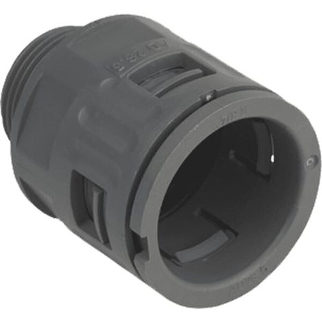 5020.026.014 Šroubovací hadicová spojka přímá, plastová, šedá, průměr 18,5mm, závit Pg16 1