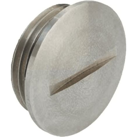 8720.96.08 Závitová záslepka nerez A2, M20 kruhová -40 až 200°C dél záv 6mm 1
