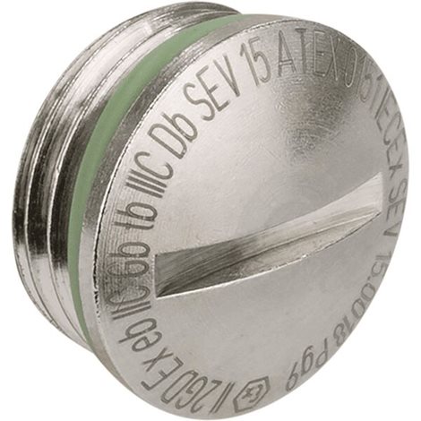 EX8716.08 Záslepka mosazná, Ex e II, závit Pg16 1