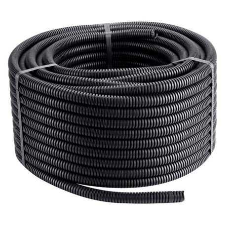 CAN-TC1532 Ohebná trubka, 750N, průměr 32 mm, černá, role 25 m