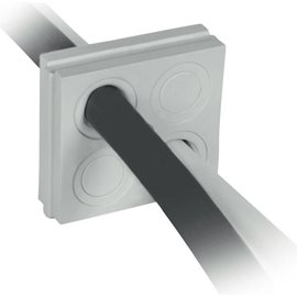 DET-1731053068 Kabelový průchod SPL M13B černý pro 13 kabelů o průměru 6,5mm
