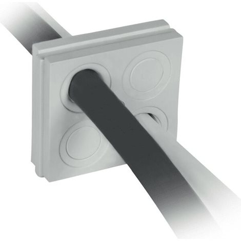 DET-1731053068 Kabelový průchod SPL M13B černý pro 13 kabelů o průměru 6,5mm