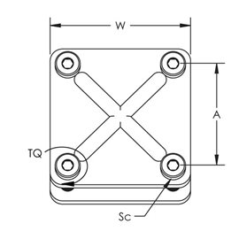 BC 80 553250 Sběrnicová svorka desková žebrovaná BC80