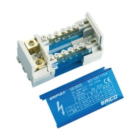 ER-BD 100/125AL 563810 Rozvodny blok dvoupolovy BD100/125AL 2