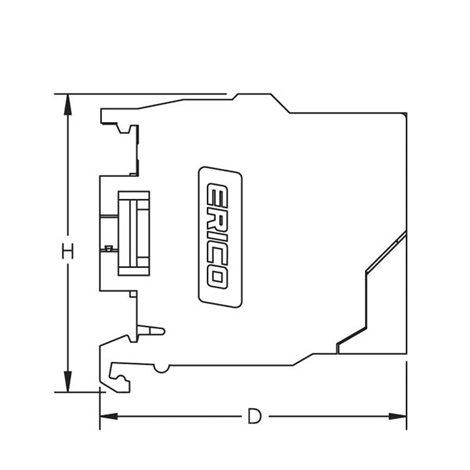 ER-BD 80/100 A 563900 Rozvodný blok dvoupólový 1