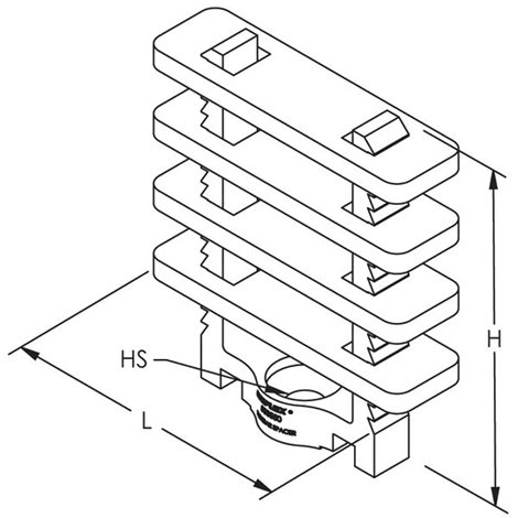 FS 32 Distanční svorka pro flexibar 1