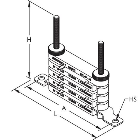 FS 40-63 553570 Distancni svorka pro flexibar 1