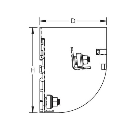 Rozvodný blok čtyřpólový TDL 250-400 A, 563995 4