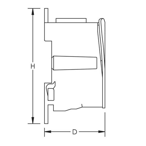 ER-UD 250A 569040 Rozvodný blok jednopólový UD250A 1x35-120/ 2x6-35, 5x2,5-16, 4x2,5-10 3