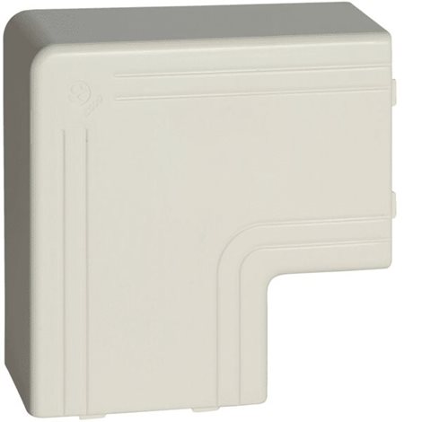 NPAN 80X60 W 02501 Plochý roh pro podparapetní systémy - bílá, 80x60