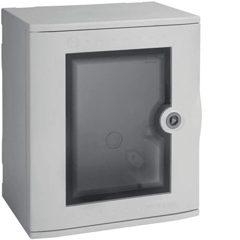 IP-VTR 01 OBLO 04621 Rozváděčová skříň s průhlednými dveřmi; velikost 01 (303x265x167)