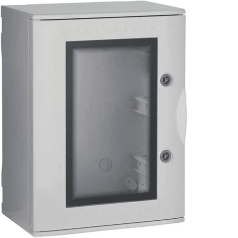 IP-VTR 02 OBLO 04622 Rozváděčová skříň s průhlednými dveřmi; velikost 02 (428x325x183)