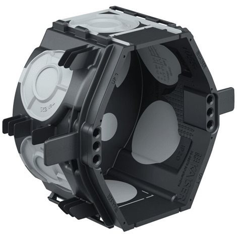 1055-86 Krabice pod omítku, UP1 ECON Fix CZ pro dvojzásuvku, hloubka 46 mm 2