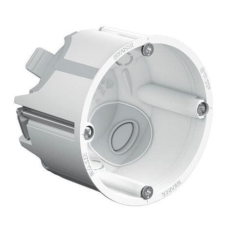9069-75 Krabice přístrojová protihluková bezhalogen průměr 68  hloubka 49 mm, do dutých st
