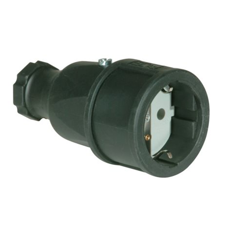 2510-s spojka GUMI 16A/230V, IP 20, německý standard