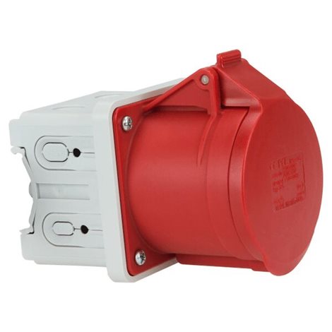81315-6 Zásuvka vestavná na DIN 16A / 400V 5p, IP 44