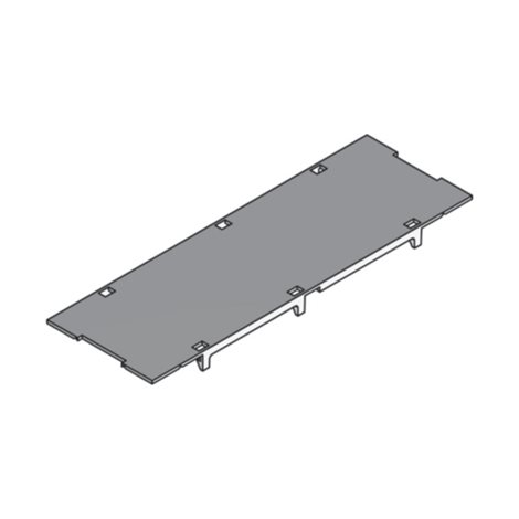 UA-B 226 Záslepka 4 moduly velikosti 45 x 45 mm