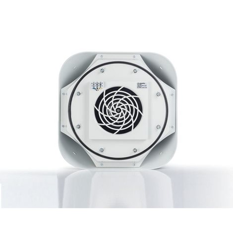 PL-PFF6000 Ventilátor střešní rozvaděčový 970m3/h RAL7035 IP54 364x364x107mm