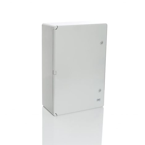 PL-PP3108 Rozvodnice plastová, pro modulové přístroje, šedé dveře, 400x600x200mm