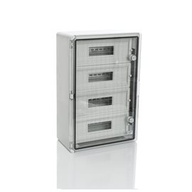 PL-PP3112 Rozvodnice plastová, pro modulové přístroje, průhledné dveře, 250x350x150mm