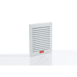 PL-PTF1500 Ventilátor s filtrem 100m3/h RAL7035 IP54 160x160x69mm -10 až +70°C
