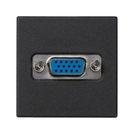 SIM-K100B/14 VGA HD15 se svorkovnicí, černý