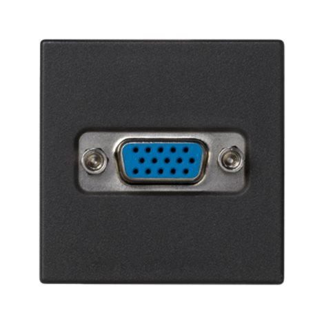 SIM-K100B/14 VGA HD15 se svorkovnicí, černý