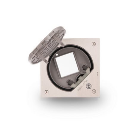 SIM-KSE0SEC/23/72 Přístrojové víko K45 s imbus zavíráním pro 1x230V - IP66, barva nerez