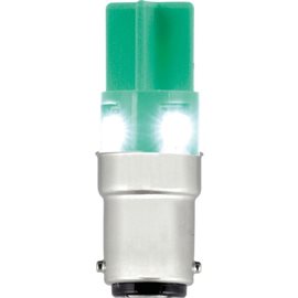 40944 TWS LED -žárovka BA15D , 24V, zelená, LD 4.5.4.WO