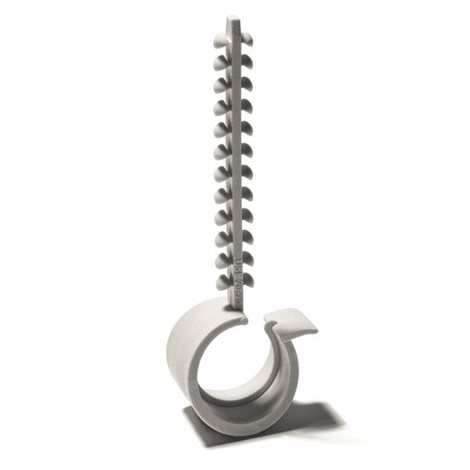 SN-USE 20-25/55 jednoduchá příchytka flexibilní trubky 20-25mm, kolík 55mm